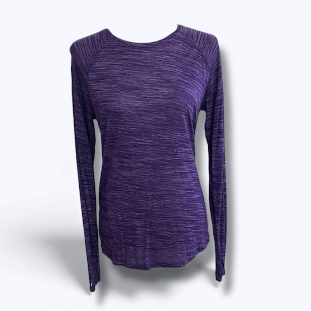 Tek Gear Purple Athleisure Workout Moisture- Wicking Breathable Stretch Soft